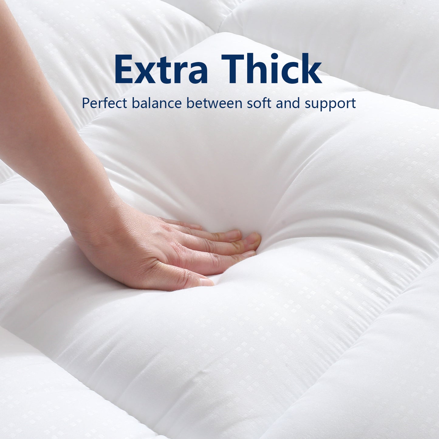 Breathable Extra Thick Mattress Topper Twin