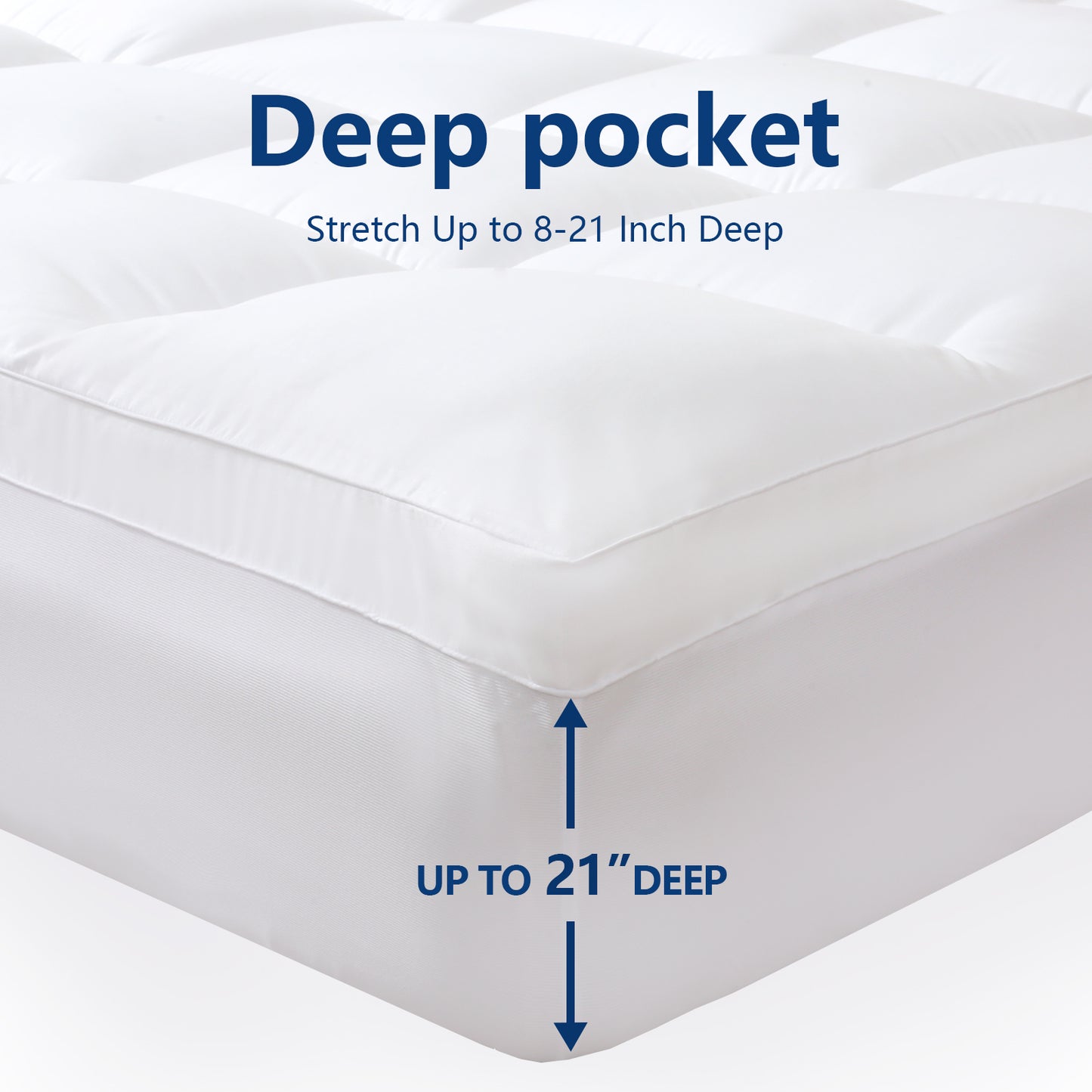 Breathable Extra Thick Mattress Topper Twin