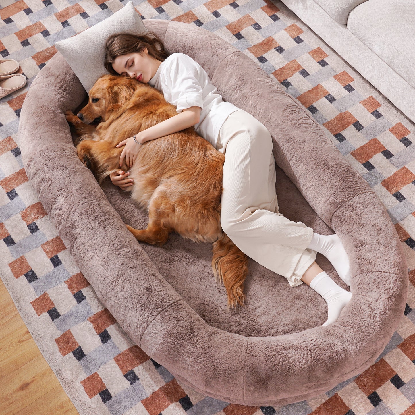 Giant Dog Bed for Adults and Pets