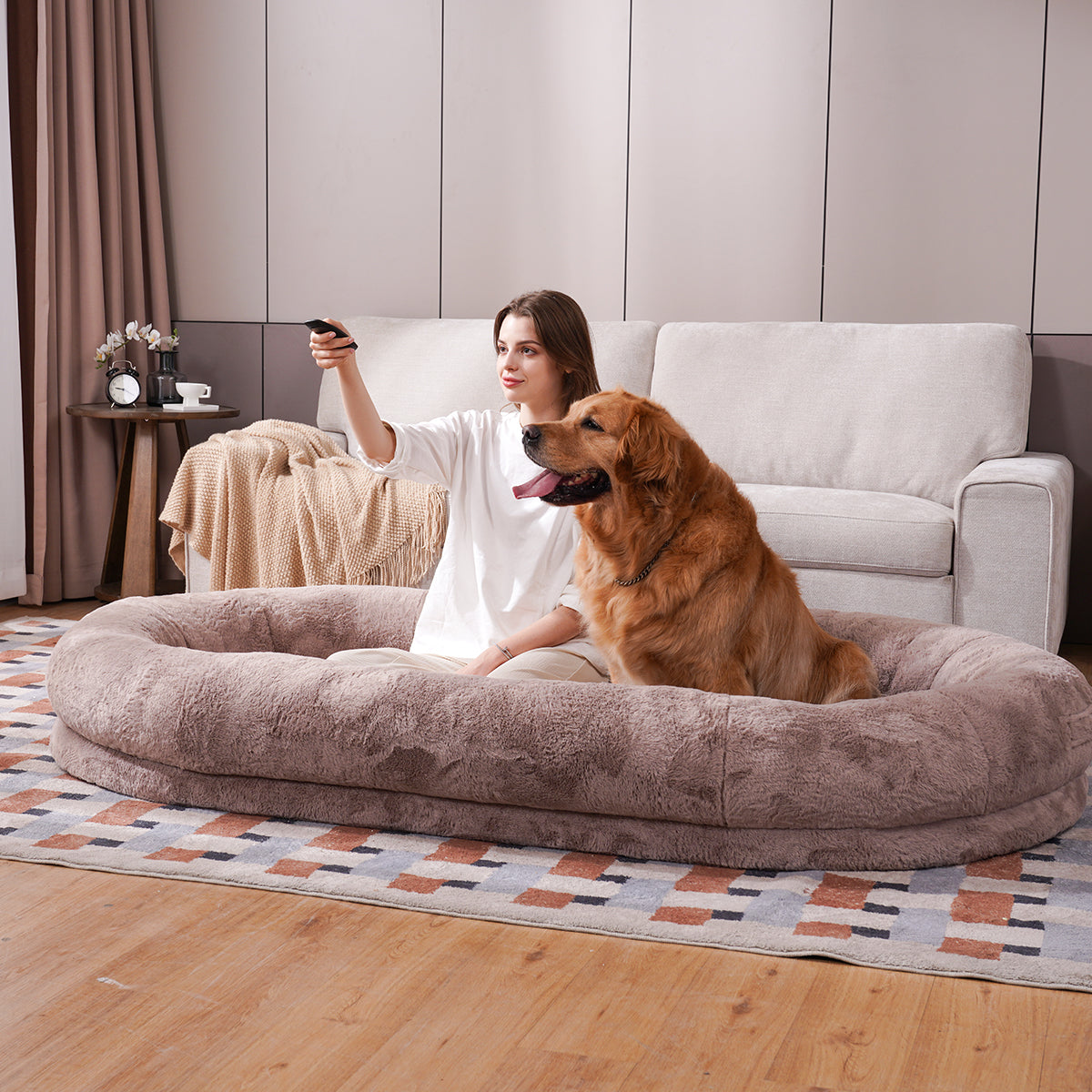 Giant Dog Bed for Adults and Pets