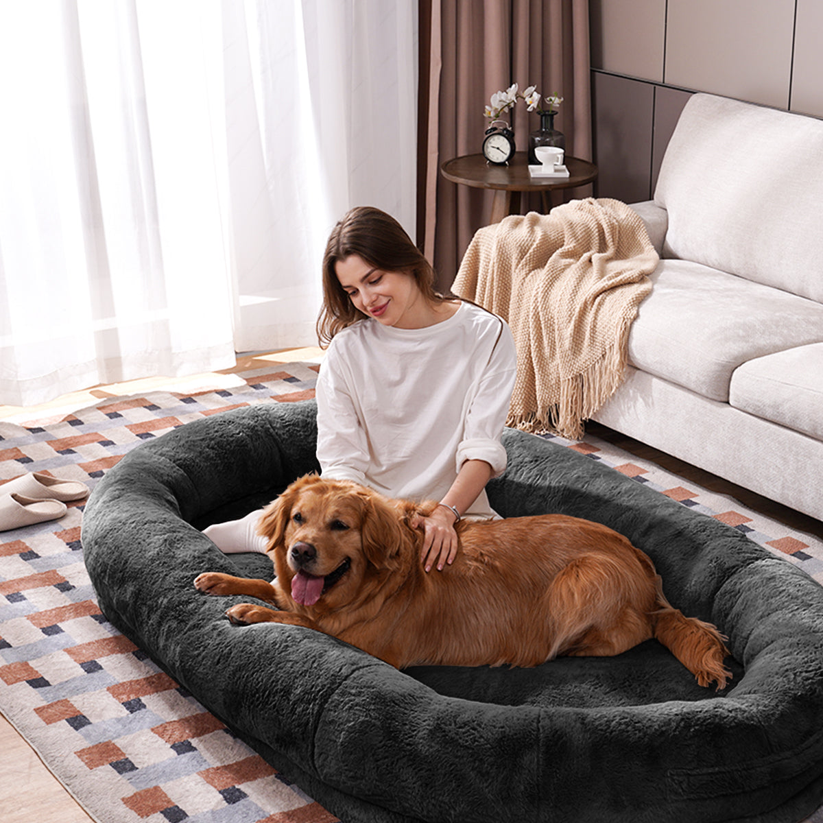 Giant Dog Bed for Adults and Pets