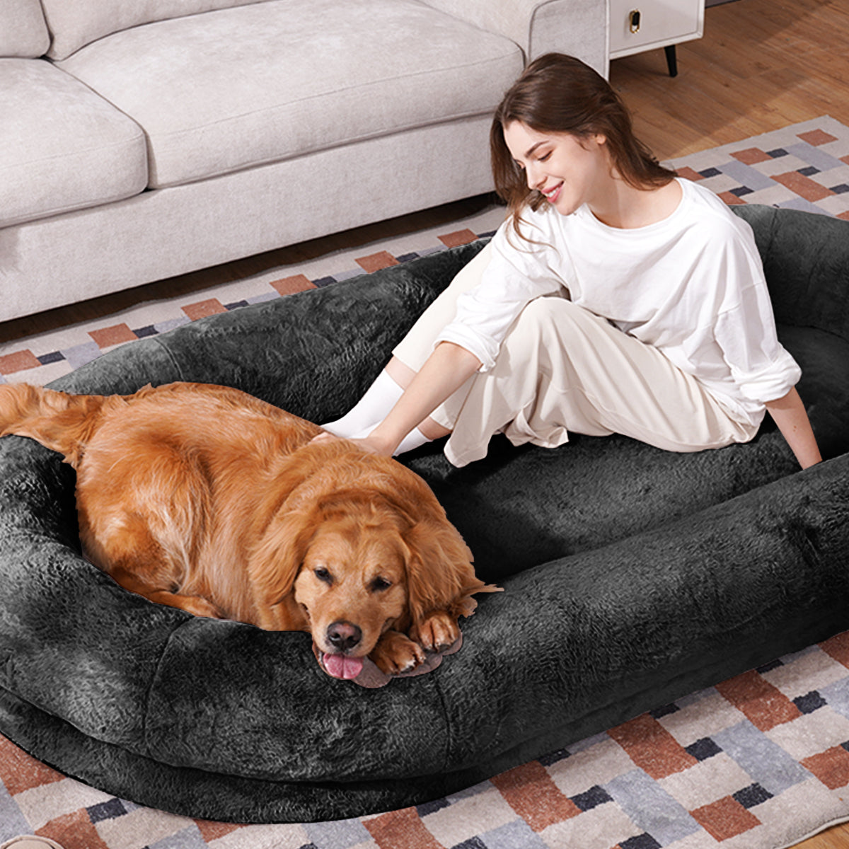 Giant Dog Bed for Adults and Pets