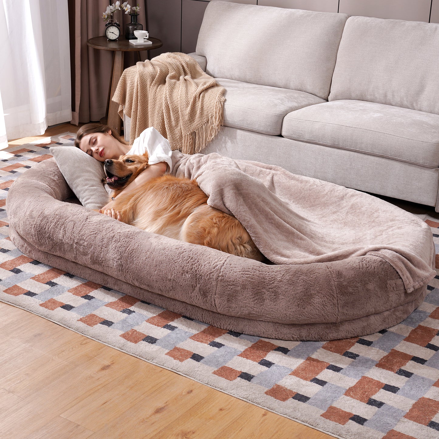 Giant Dog Bed for Adults and Pets